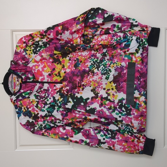 Adidas Lightweight Hooded Kangaroo Pocket Adjustable Waist Pullover Jacket - Picture 1 of 9